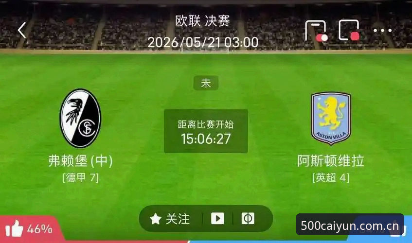阿斯顿维拉30年冠军荒终结！欧联杯决赛3-0大胜弗赖堡最新动态